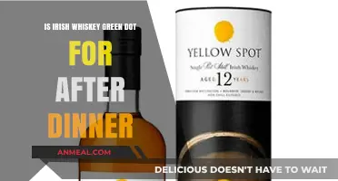 Is Irish Whiskey with Green Dot Ideal for After-Dinner Drinks?