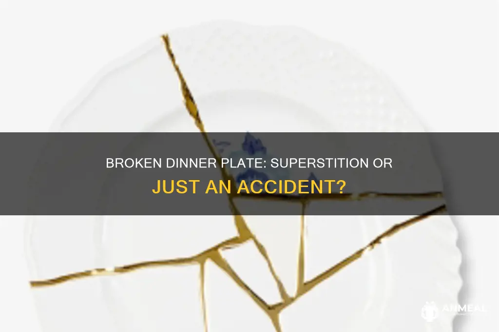 is it a bad omen if dinner plate breaks