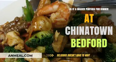 Chinatown Bedford Dinner Portions: Are They Bigger Than Expected?