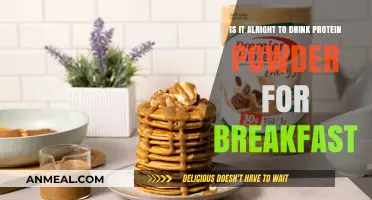 Protein Powder for Breakfast: Healthy Choice or Dietary Mistake?