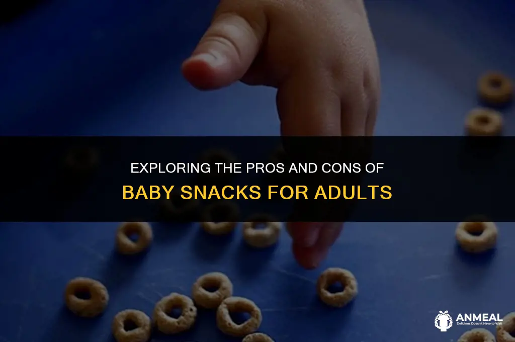 is it bad to eat baby snacks