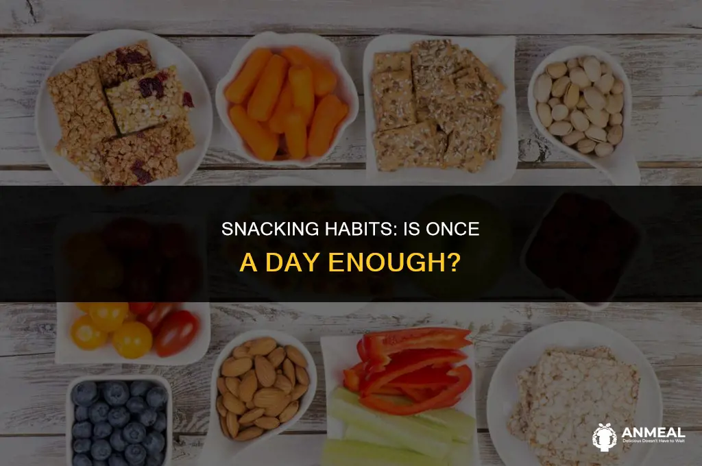 is it bad to eat snacks once a day