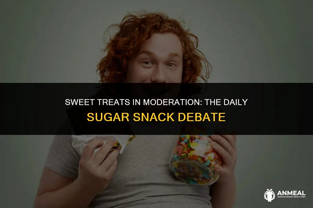 is it bad to eat sugar snacks once a day