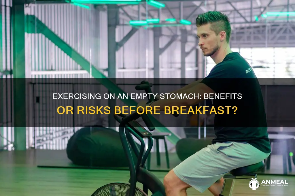 is it bad to exercise before breakfast