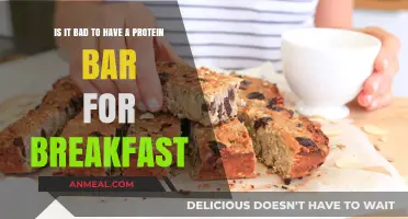 Protein Bars for Breakfast: Healthy Choice or Unwise Start?