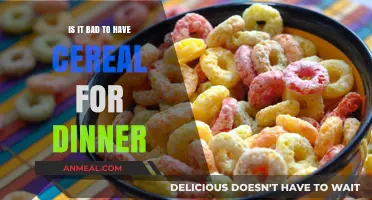 Cereal for Dinner: A Nutritious Choice or Unhealthy Habit?