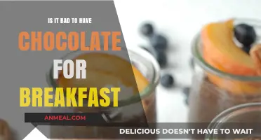 Chocolate for Breakfast: Healthy Choice or Morning Indulgence?