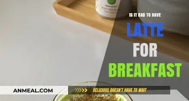 Is a Latte for Breakfast Healthy or Harmful?