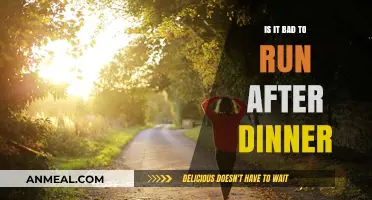 Running After Dinner: Healthy Habit or Harmful Choice?