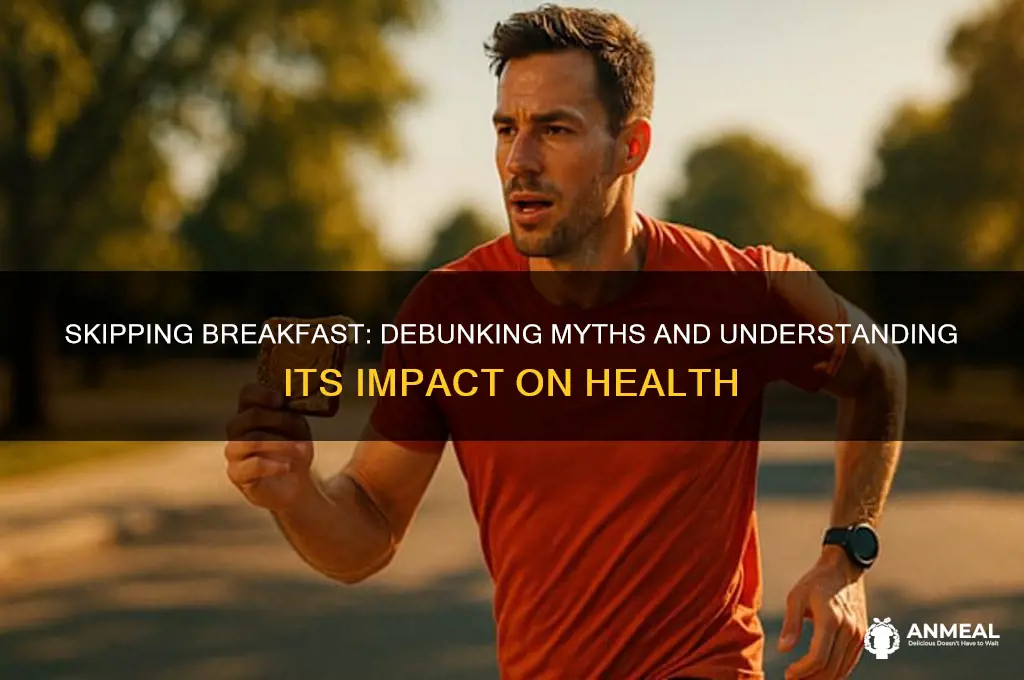 is it bad to skip breakfast edu