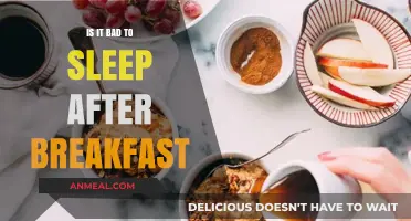 Sleeping After Breakfast: Healthy Habit or Harmful Routine?