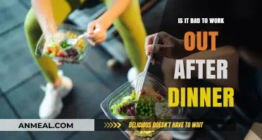 Is Working Out After Dinner Healthy or Harmful? Expert Insights