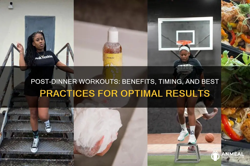 is it best to exercise after dinner