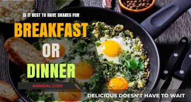 Shakes for Breakfast or Dinner: Which Meal is Best?