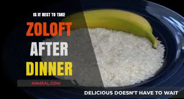 Zoloft After Dinner: Timing Tips for Optimal Effectiveness and Comfort