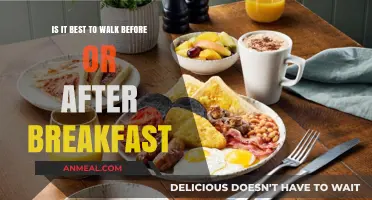 Walk Before or After Breakfast: Timing Tips for Optimal Health