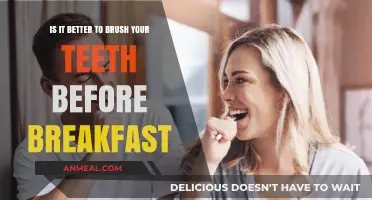 Brushing Teeth: Before or After Breakfast?