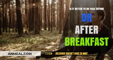 Yoga Before or After Breakfast: Timing Your Practice for Optimal Results