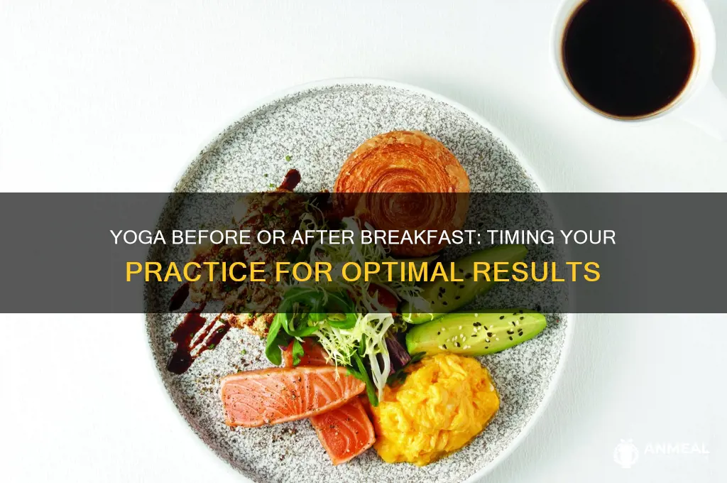 is it better to do yoga before or after breakfast