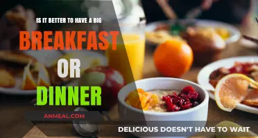 Big Breakfast vs. Dinner: Which Meal Boosts Health and Energy?