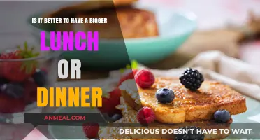 Lunch vs. Dinner: Which Meal Should Be Your Biggest?