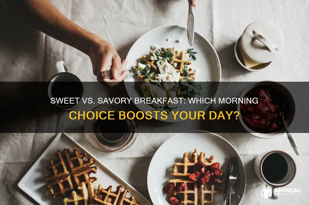 is it better to have a sweet or savory breakfast