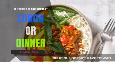 Carbs at Lunch or Dinner: Which Meal Boosts Energy Better?