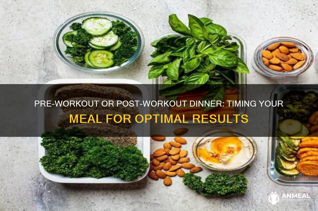 is it better to have dinner before or after gym