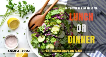 Salad for Lunch or Dinner: Which Meal Boosts Health More?