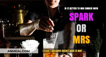 Dinner Mixology: Spark or Mrs – Which Enhances Your Meal Better?