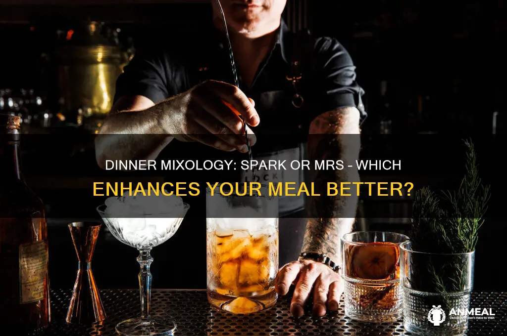 is it better to mix dinner with spark or mrs