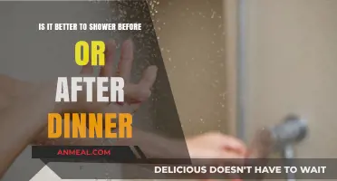 Shower Before or After Dinner: Timing Tips for Optimal Hygiene