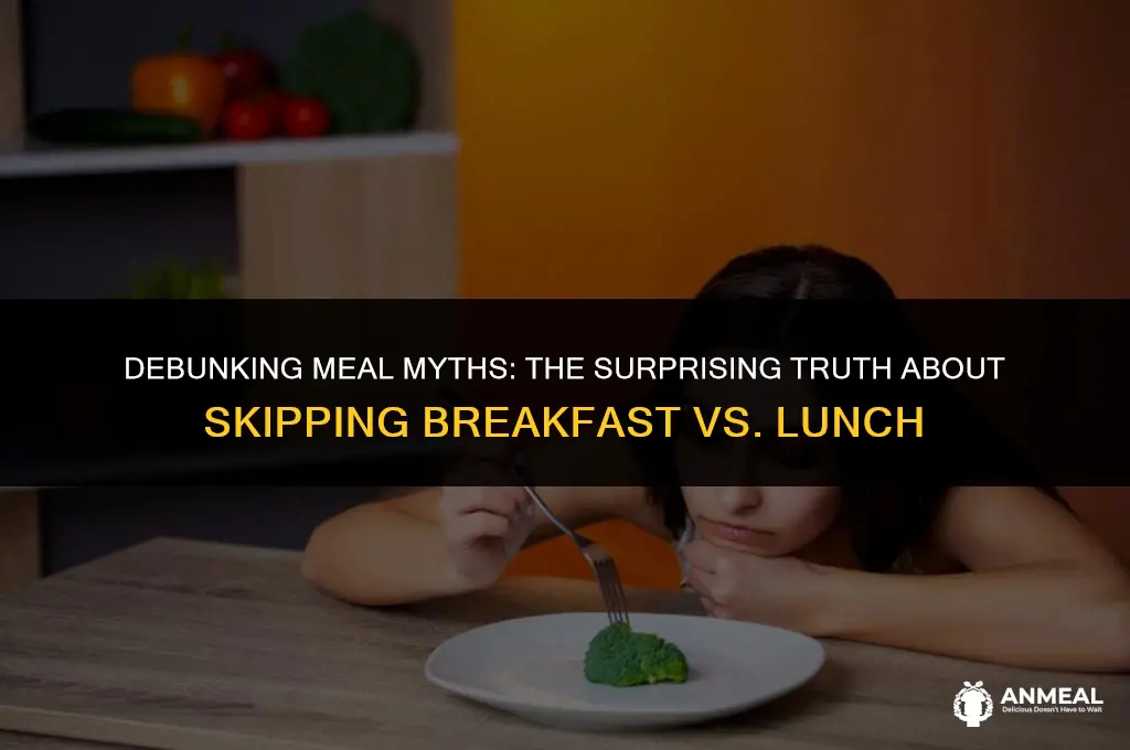 is it better to skip breakfast or lunch