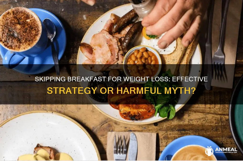 is it better to skip breakfast when cutting