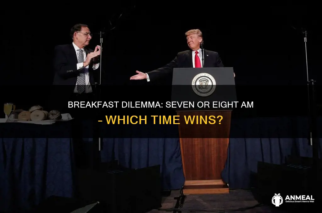is it breakfast at seven or breakfast at eight