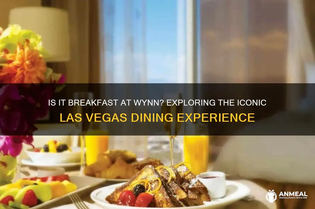 is it breakfast at wynn