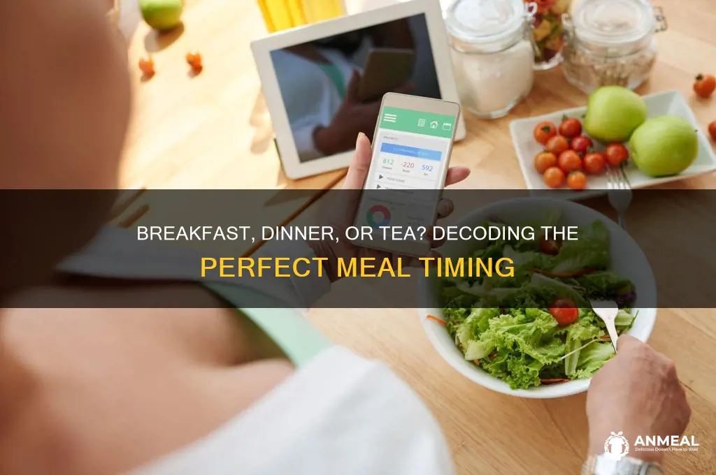 is it breakfast dinner tea