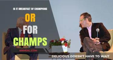 Breakfast of Champions or Champs: Decoding the Morning Fuel Debate
