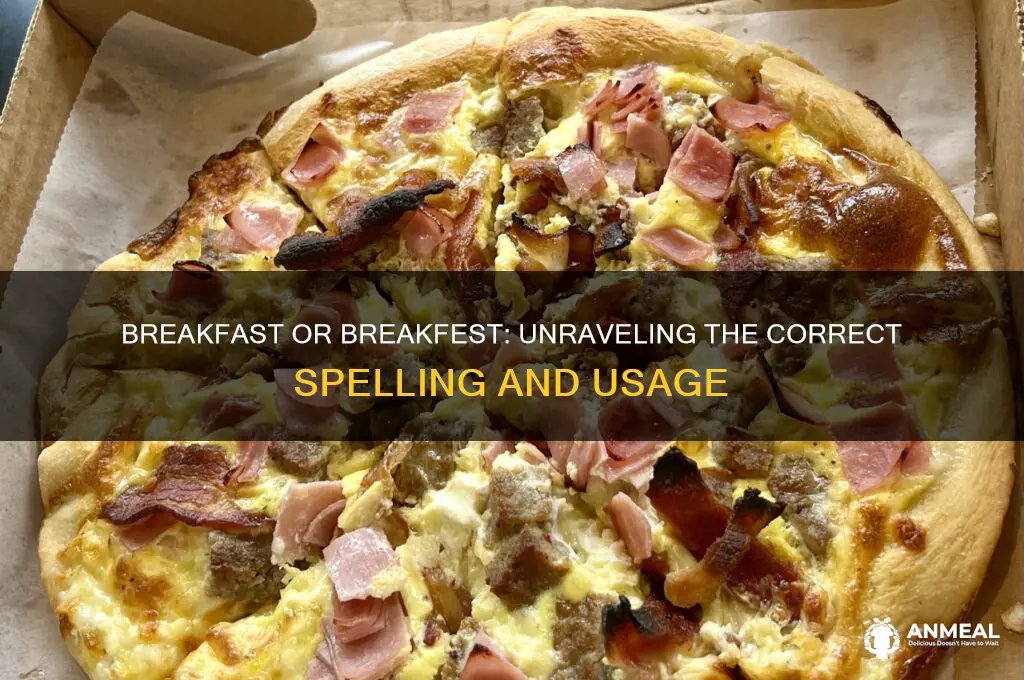 is it breakfast or breakfest