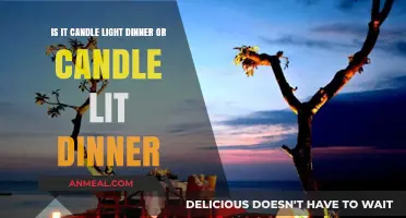 Candle Light or Lit? Decoding the Perfect Romantic Dinner Ambiance