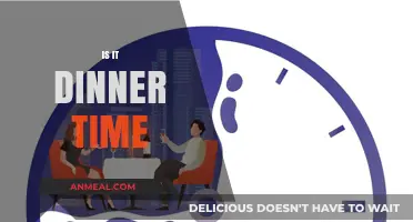 Is It Dinner Time Yet? Decoding the Perfect Meal Timing