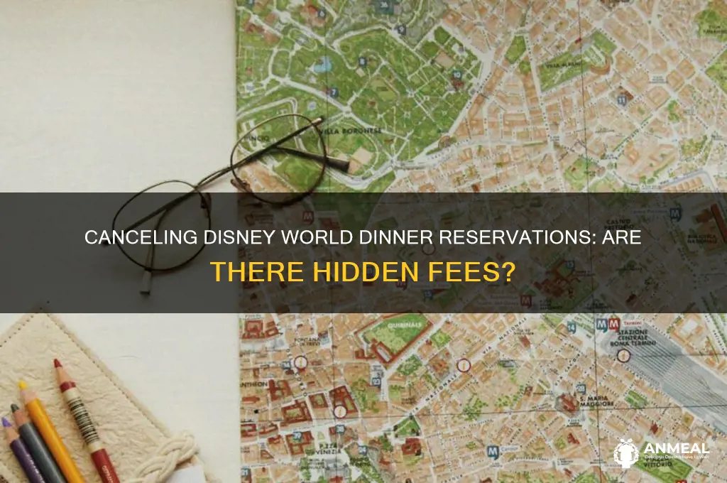 is it free to cancel dinner reseravation at disney world