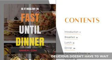 Is Fasting Until Dinner Healthy? Benefits, Risks, and Tips