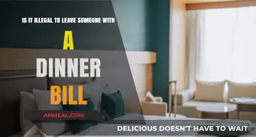 Dining and Dashing: Legal Consequences of Leaving Someone with the Bill