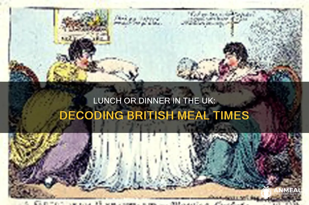 is it lunch or dinner uk