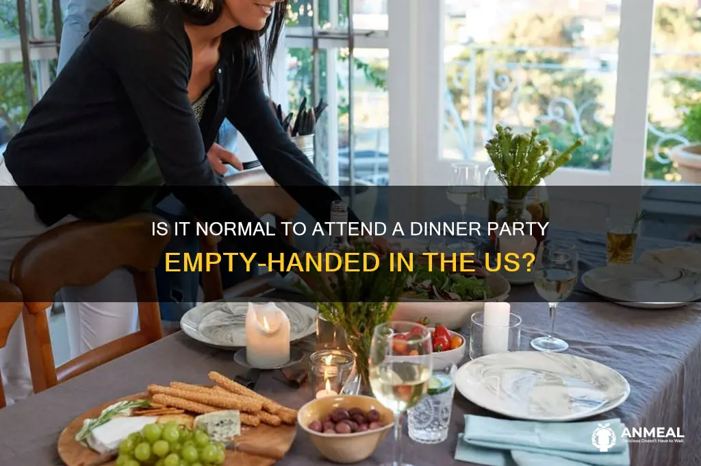 is it normal not to bring anything at dinner us