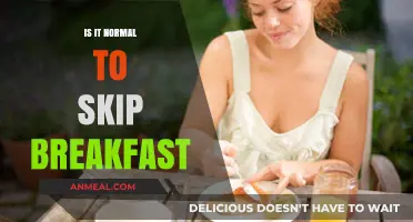 Skipping Breakfast: Normal or Not? Exploring Morning Meal Habits