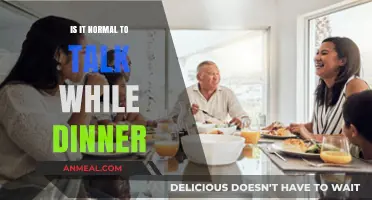 Dinner Conversations: Is Talking During Meals Normal or Not?