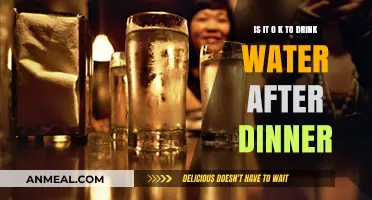 Drinking Water After Dinner: Healthy Habit or Harmful Myth?