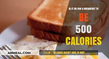 Is a 500-Calorie Breakfast Healthy or Excessive?
